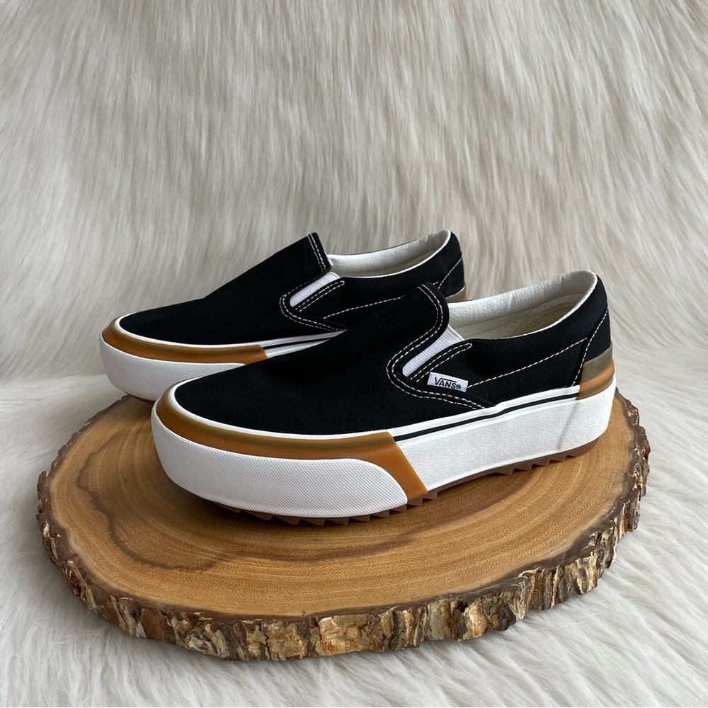 Vans platform slip on sneakers
